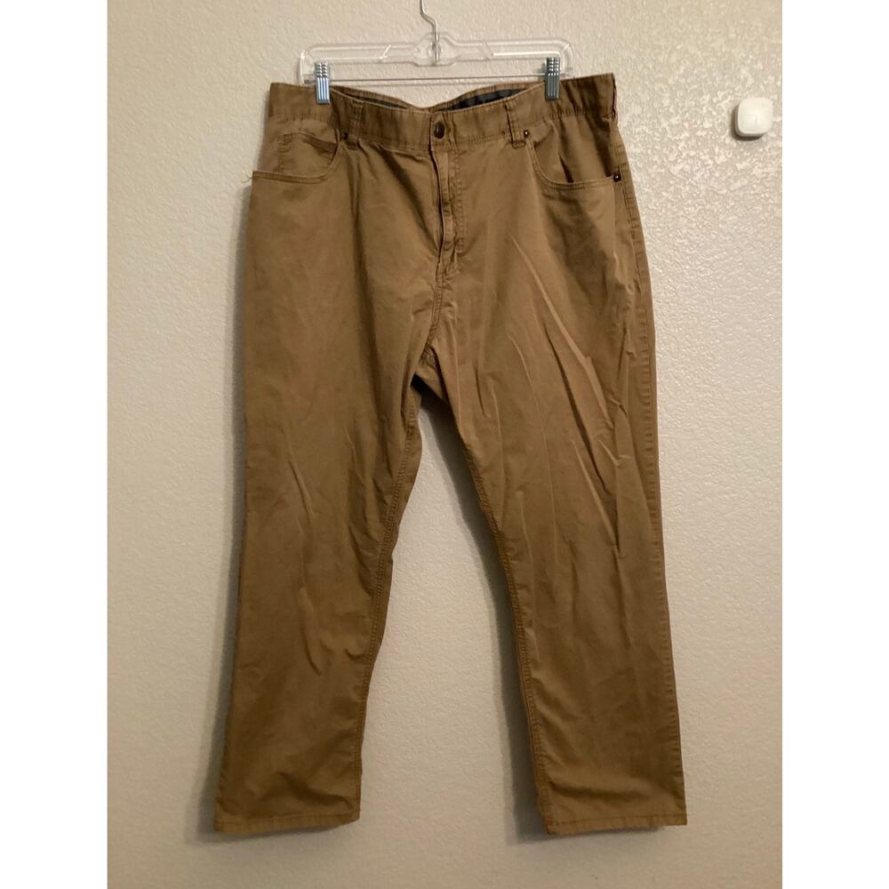 Denali Tan Brown Travel Performance Outdoor Moisture Wicking Pants 40 x 30